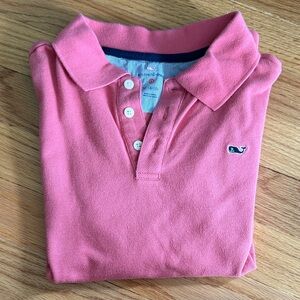 Vineyard Vines for Target Salmon Pink Piqué Polo with Whale Patch